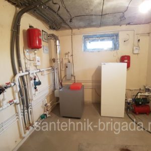 Установка отопления в частном доме г. Севастополь